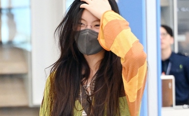 【PHOTO】NewJeans ヘイン、ファッションショーを終えてフランスから帰国（動画あり）