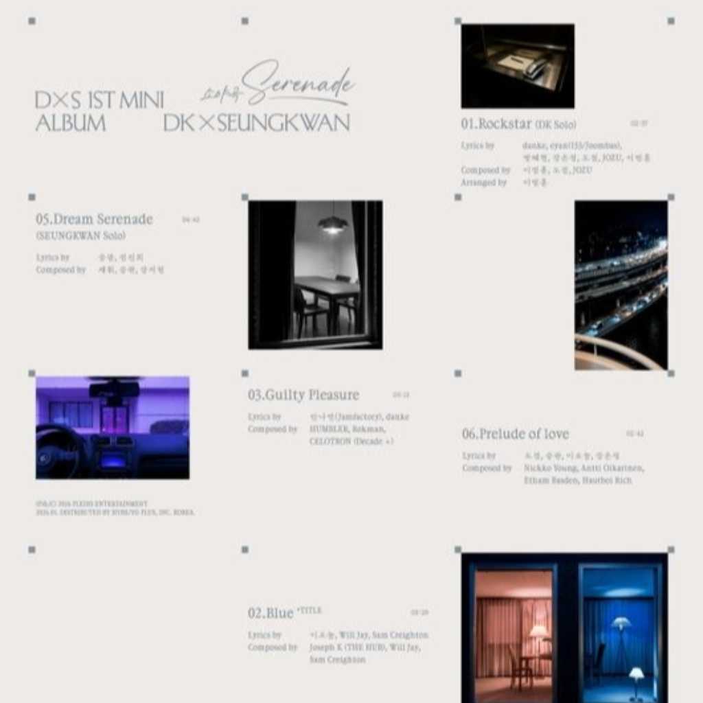 SEVENTEEN ドギョム＆スングァン、1stミニアルバム「Serenade」トラックリストを公開…タイトル曲は「Blue」