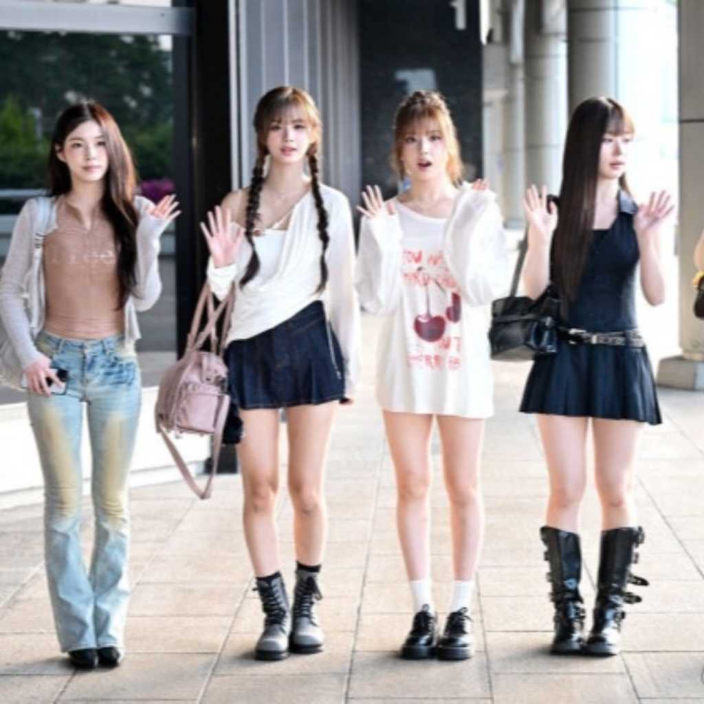 【PHOTO】NMIXX、スケジュールのため日本へ出国…個性あふれるファッション