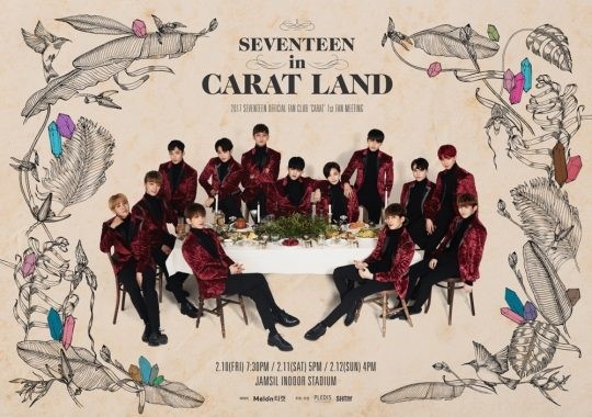 SEVENTEEN、韓国初の公式ファンミーティングチケットが全席完売を記録