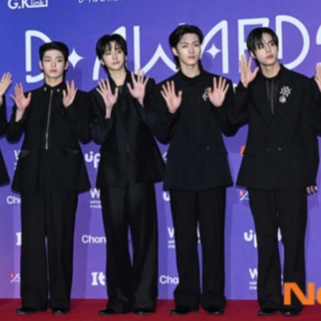 【PHOTO】82MAJOR「第1回D Awards」レッドカーペットに登場