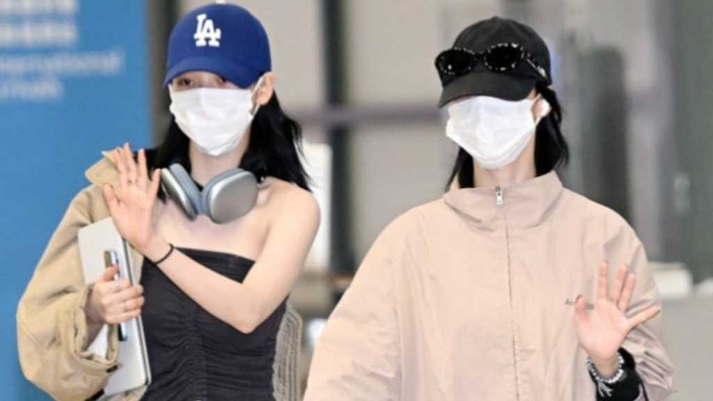 【PHOTO】aespaのKARINA＆WINTER、アリーナツアーを終えて日本から帰国（動画あり）