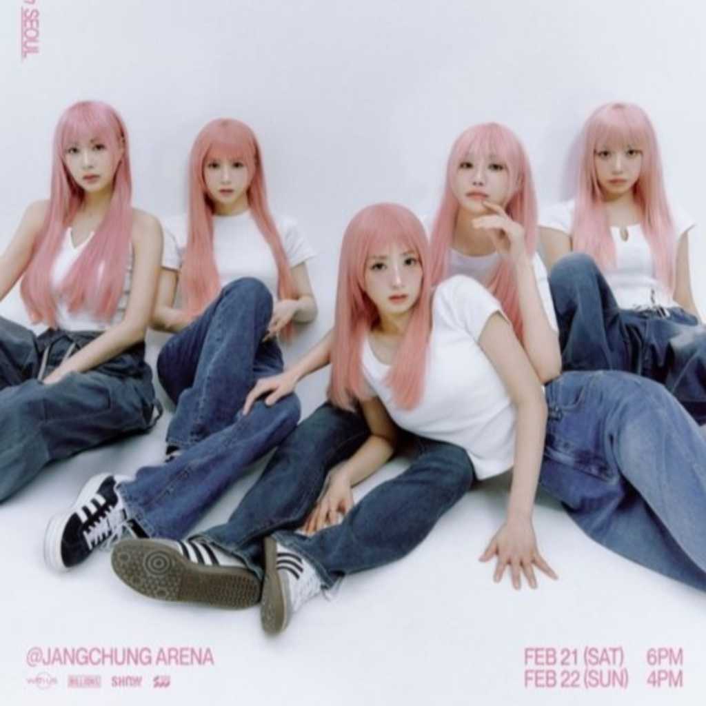 Apink、全員ピンク髪に！単独コンサートのポスターに注目…韓国で2月に開催