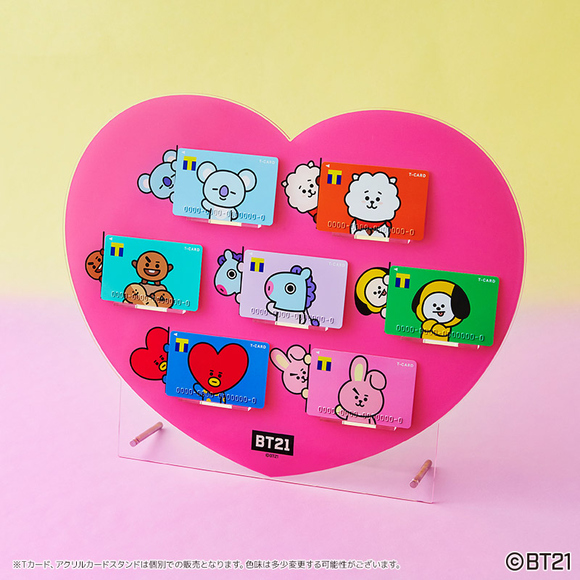 人気キャラクターbt21がデザインされたtカードが3月31日より店頭発行受付スタート Kstyle