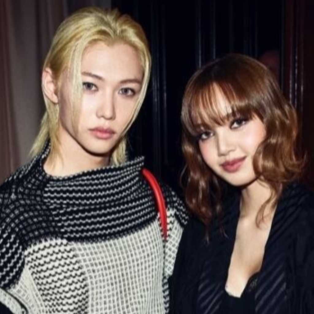 BLACKPINK リサ＆Stray Kids フィリックスが対面！美しすぎる2ショット