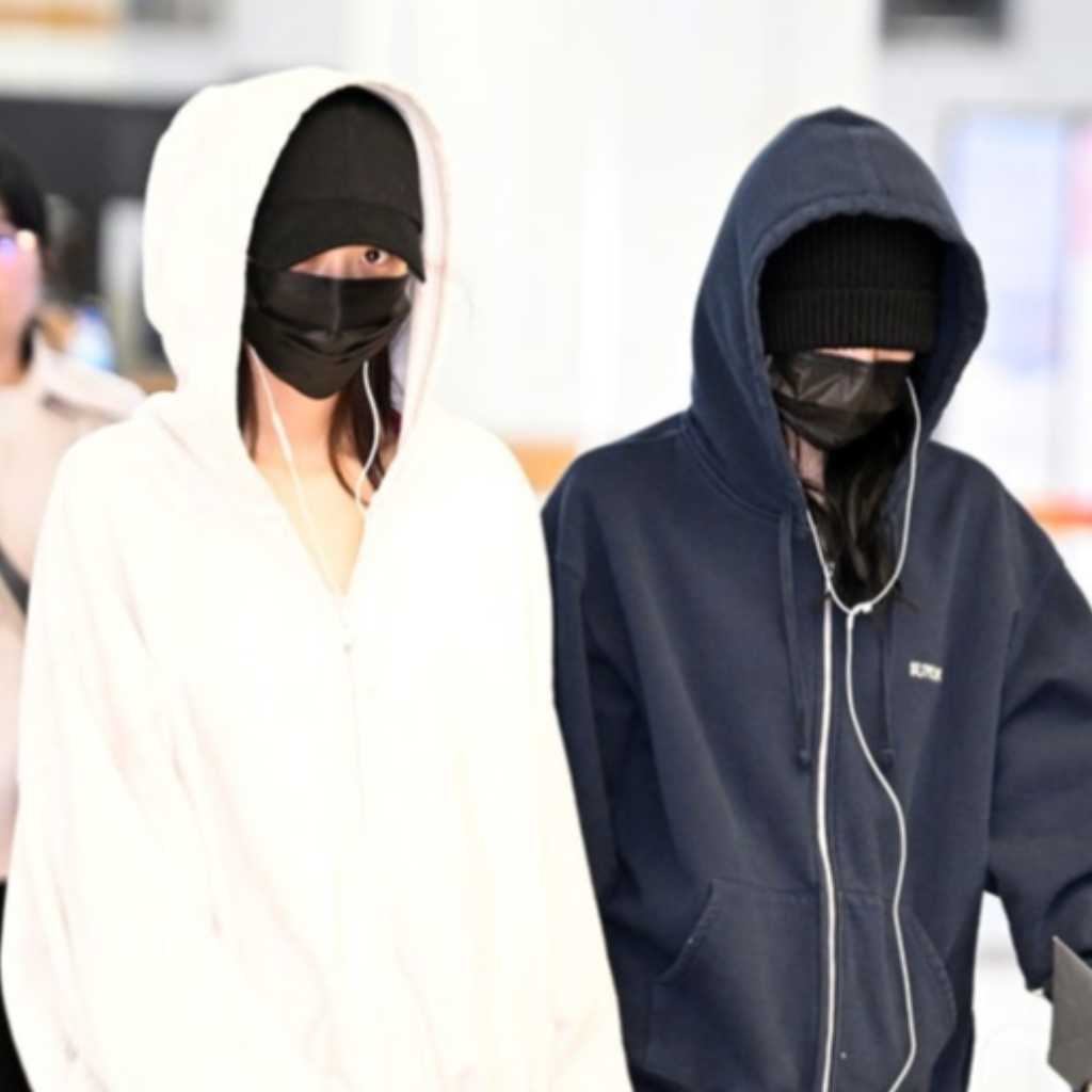 【PHOTO】aespaのGISELLE＆NINGNING、京セラドーム大阪公演を終えて韓国に到着