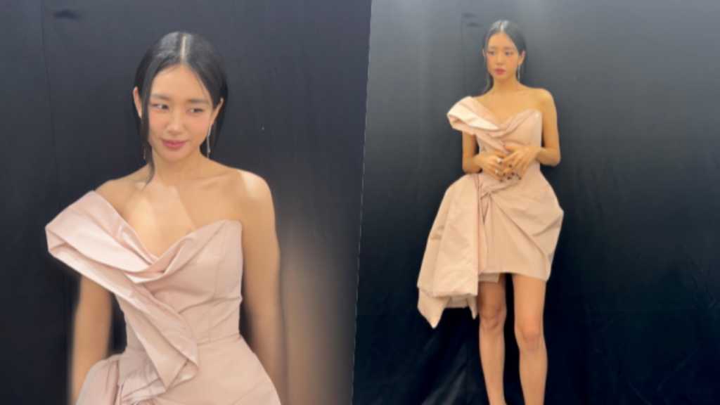 アン・ウンジン、女神のようなドレス姿！スリムなボディラインに驚き