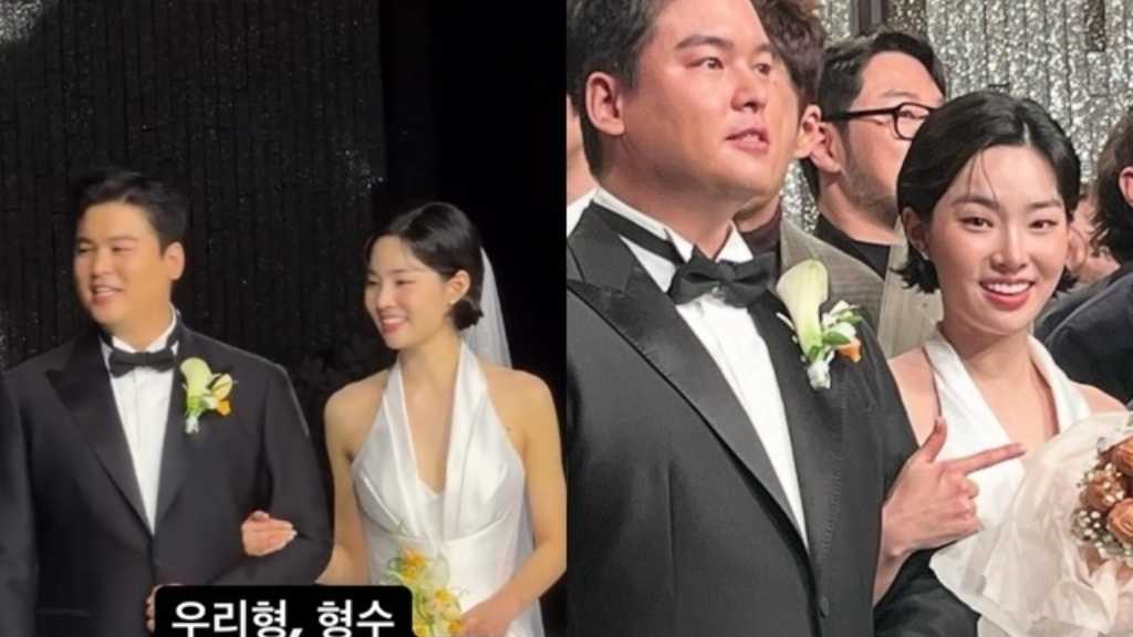 イ・ジャンウ＆チョ・ヘウォン、一風変わったブーケも話題！豪華な結婚式の様子を公開