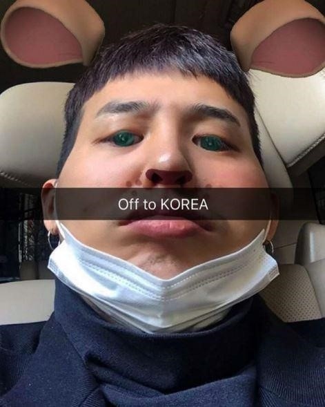 G Dragon 面白アプリで作った画像を公開 ふっくらした顔がキュート Kstyle