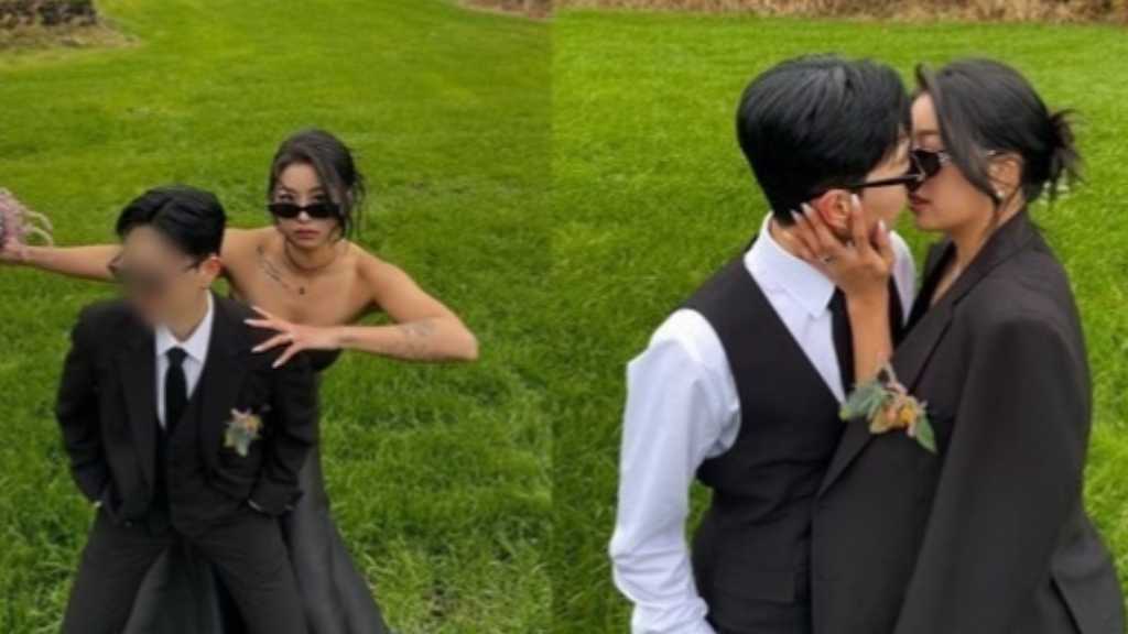 「剛鉄部隊W」出演クァク・ソンヒ、同性のパートナーとのウエディング写真を公開“私たちは一つ”