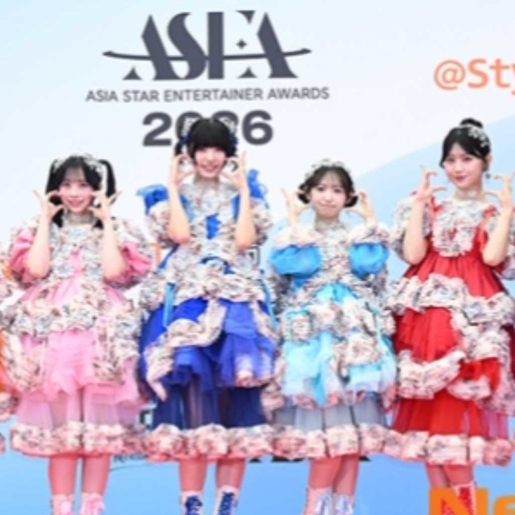 【PHOTO】SWEET STEADY「ASEA 2026」レッドカーペットに登場