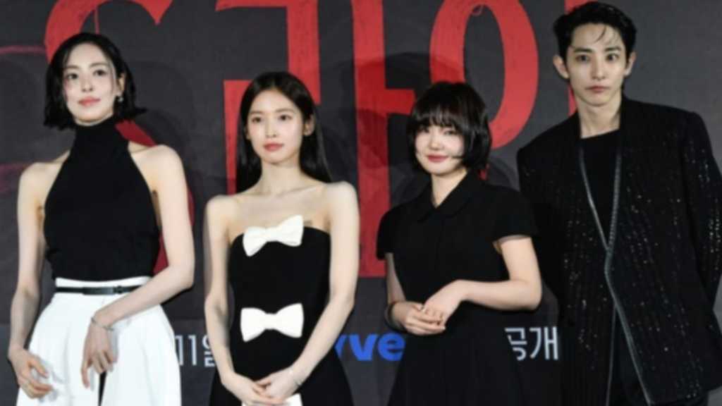 【PHOTO】イ・スヒョク＆イ・ダヒ＆OH MY GIRL アリンら、新ドラマ「Sライン」制作発表会に出席