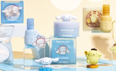 韓国コスメ「i'm meme」がシナモロール＆ポムポムプリンとコラボ！7月1日より発売
