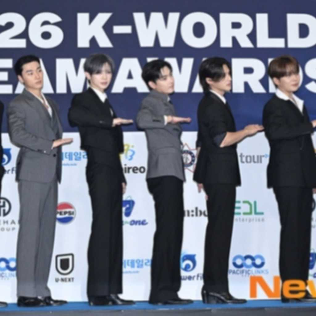 【PHOTO】ATEEZ「2026 K-WORLD DREAM AWARDS」ブルーカーペットに登場