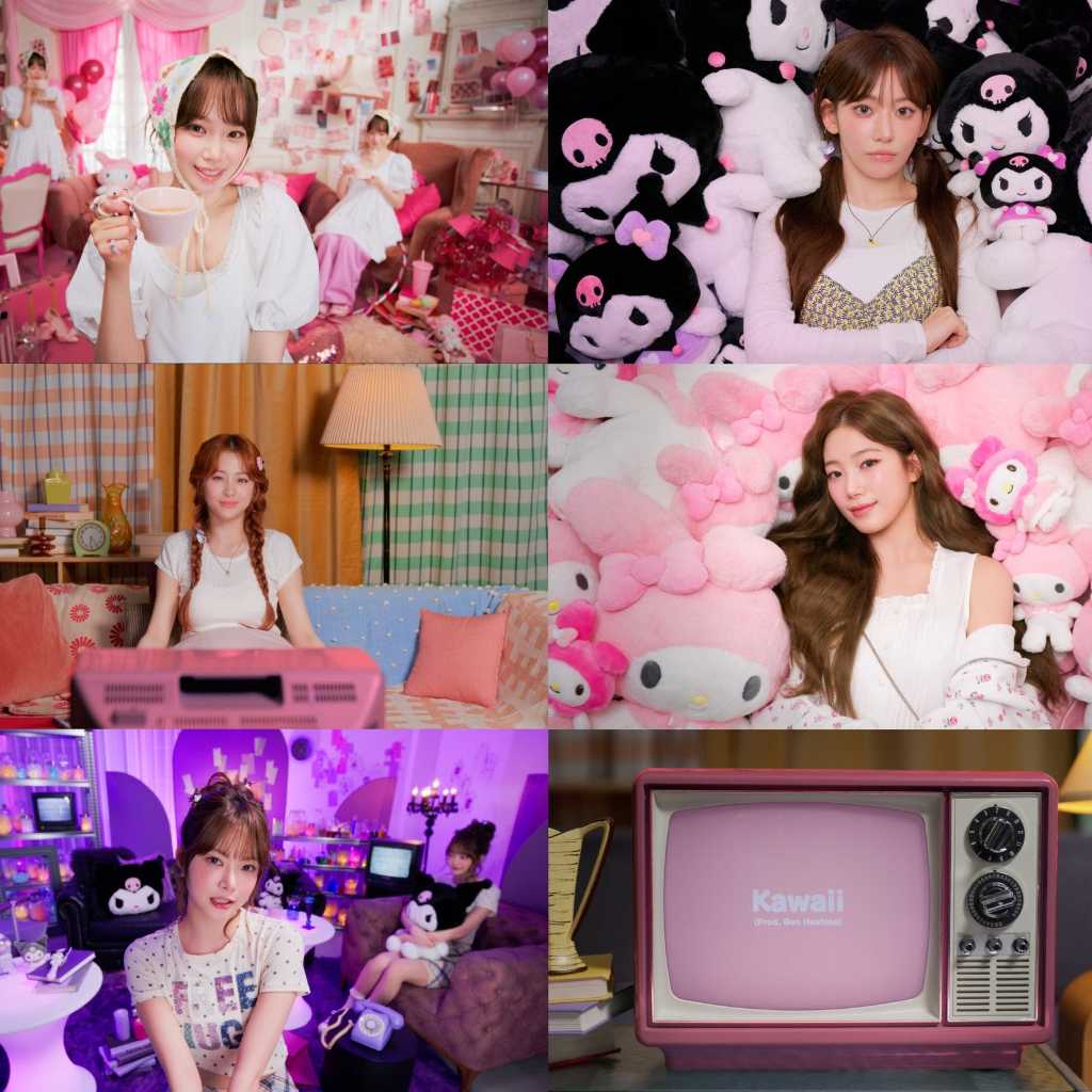 LE SSERAFIM、星野源プロデュース楽曲「Kawaii」MV公開！“可愛い”表情とセットに注目