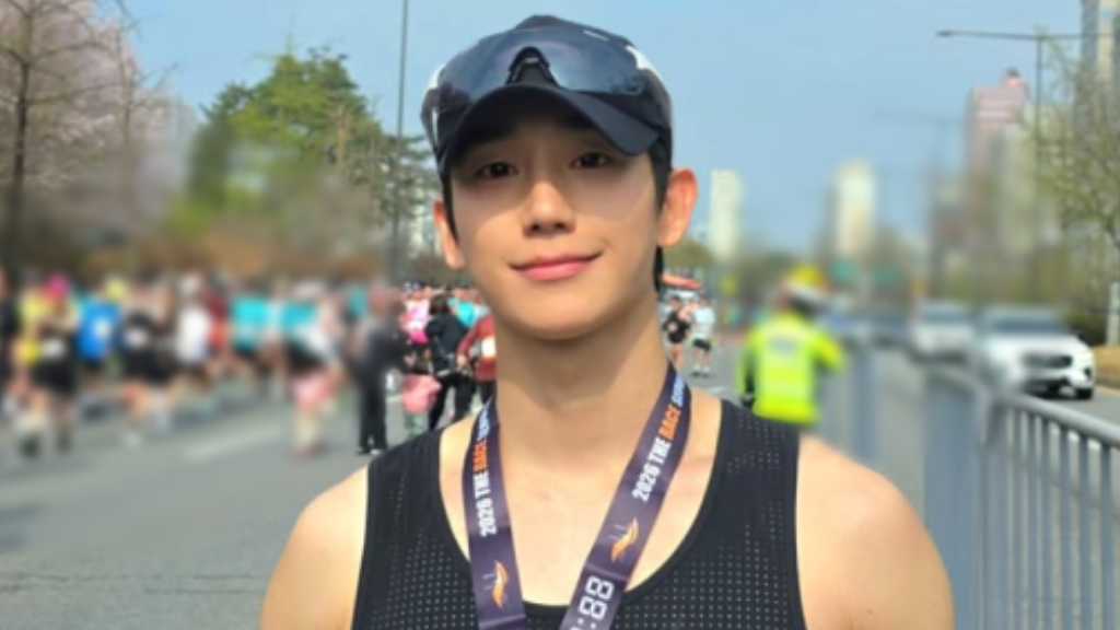 チョン・ヘイン、初のハーフマラソン完走を報告！爽やかな記念ショットも