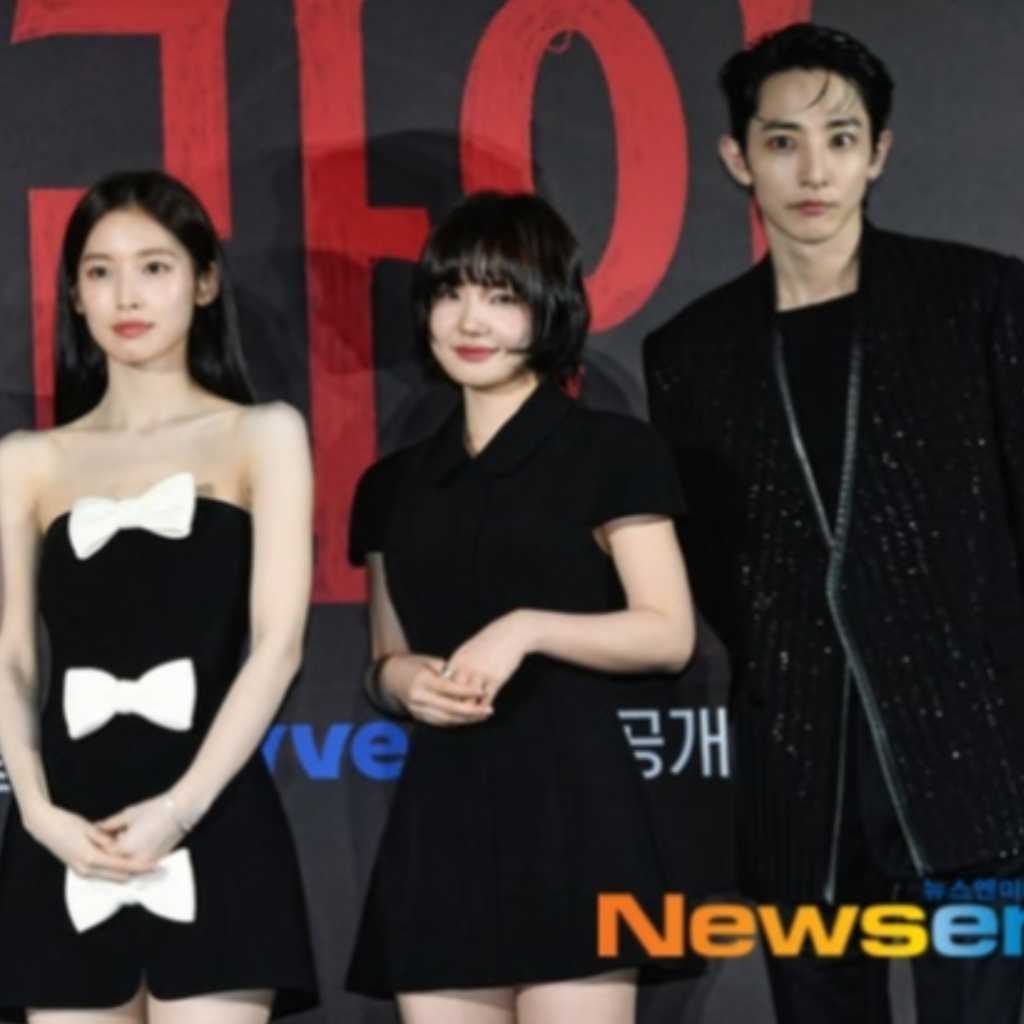 【PHOTO】イ・スヒョク＆イ・ダヒ＆OH MY GIRL アリンら、新ドラマ「Sライン」制作発表会に出席