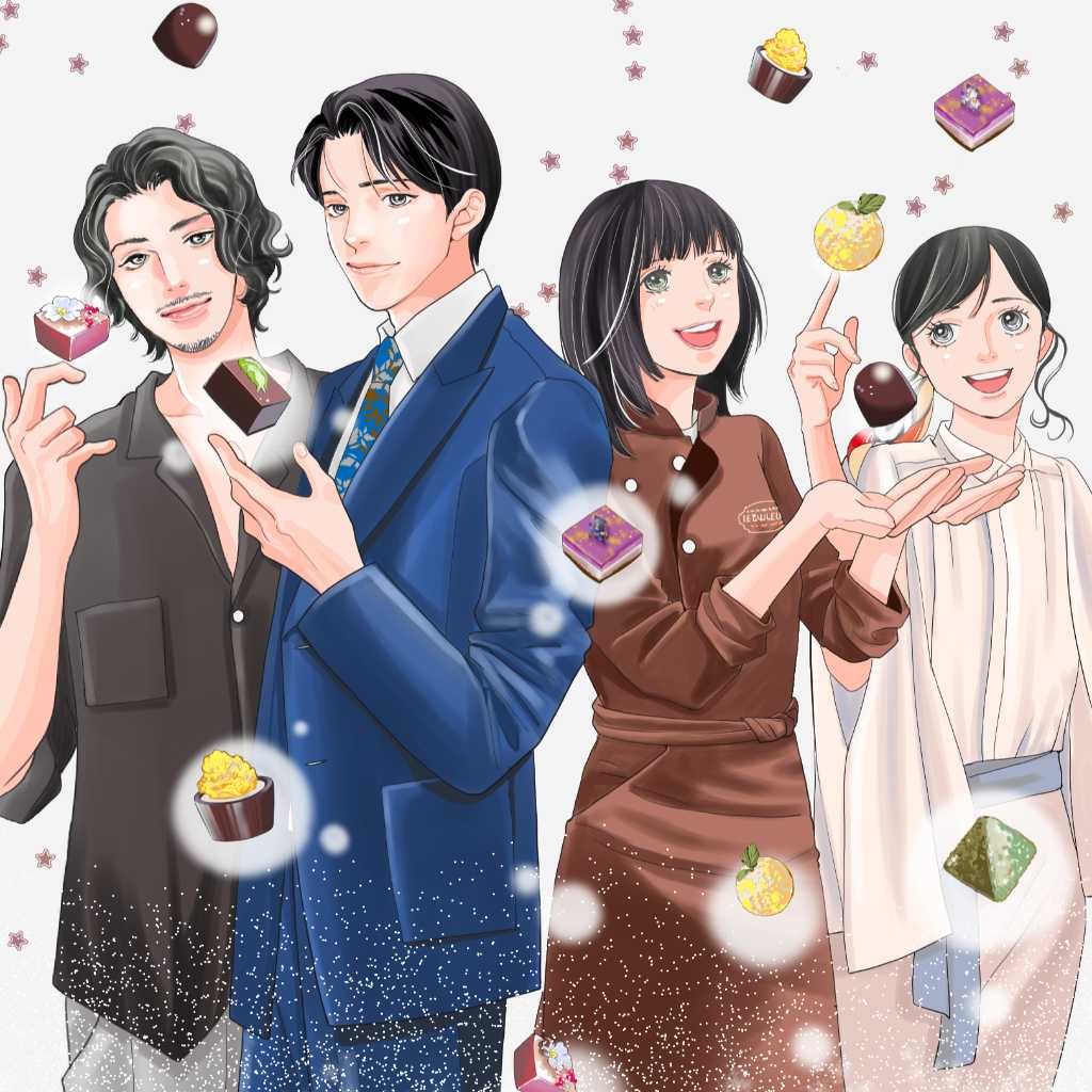 ハン・ヒョジュ&小栗旬ら出演のNetflix「匿名の恋人たち」神尾葉子描き下ろしスペシャルイラスト解禁!