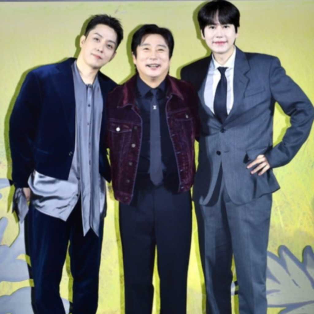 【PHOTO】SUPER JUNIOR キュヒョン＆SECHSKIES ウン・ジウォンら、新バラエティ「ケニアで3バカ珍道中」制作発表会に出席