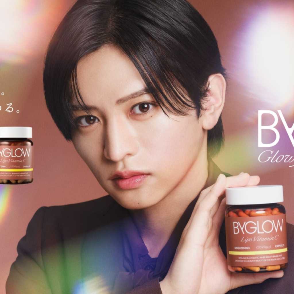 timelesz 猪俣周杜、日韓共同開発サプリブランド「ByGLOW」で初の単独アンバサダー就任!