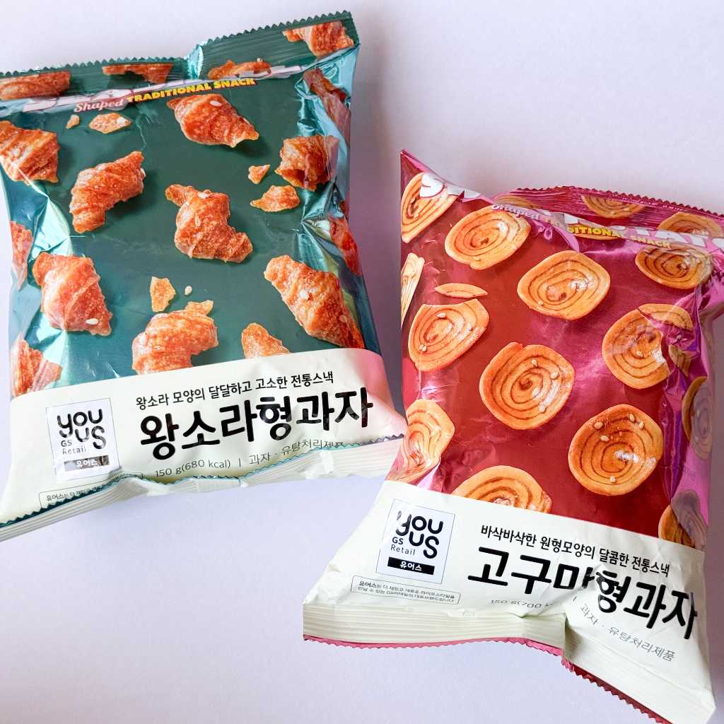 ドンキでひときわ目立つ韓国のお菓子 ！GS25のレトロ可愛い「ワンソラスナック」＆「サツマイモスナック」を実食レビュー