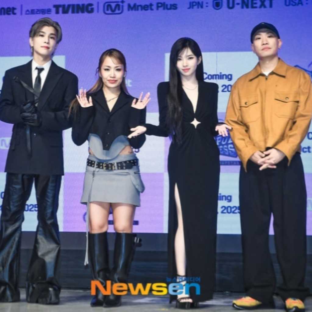 【PHOTO】i-dle ソヨン＆岩田剛典ら、Mnet日韓合同サバイバル「UNPRETTY RAP STAR」制作発表会に出席