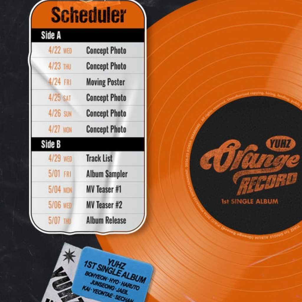 「B:MY BOYZ」から誕生！新ボーイズグループYUHZ、1stシングルを5月7日にリリース決定