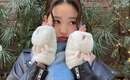 IVE チャン・ウォニョン、魅力的な冬ファッションを披露！可愛すぎるウサギの手袋にも注目