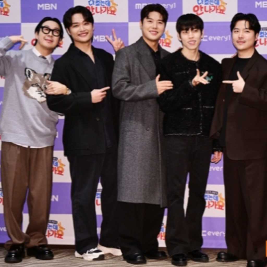 【PHOTO】INFINITE ドンウ＆ハハ＆ナム・チャンヒら「大きくなったのに出ていかない」制作発表会に出席