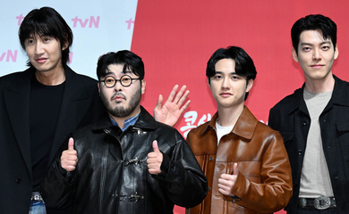 【PHOTO】キム・ウビン＆EXO ディオら、新バラエティ番組の制作発表会に出席