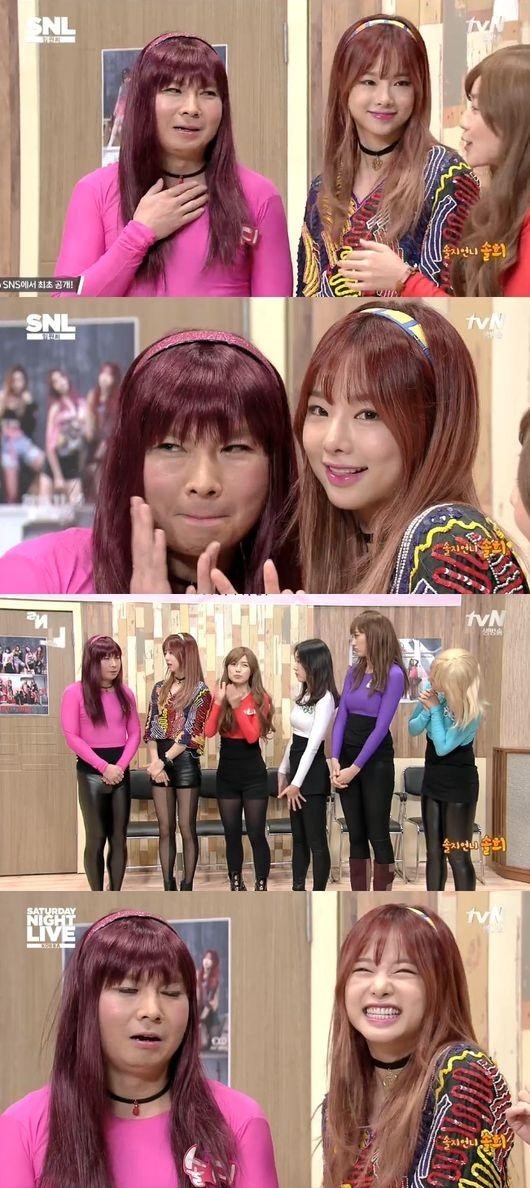 Snl Korea Exid ソルジ 双子の姉としてイム ウォニを紹介 ショッキングなツーショット Kstyle