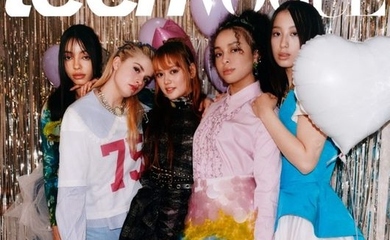 VCHA、米マガジン「Teen Vogue」の表紙に登場！先輩TWICEの公演でオープニングステージを飾った感想を明かす