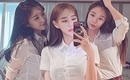 CRAYON POP エリン、元GLAM ダヒ&TAHITI出身ミンジェとの友情ショットを公開…制服姿に視線集中