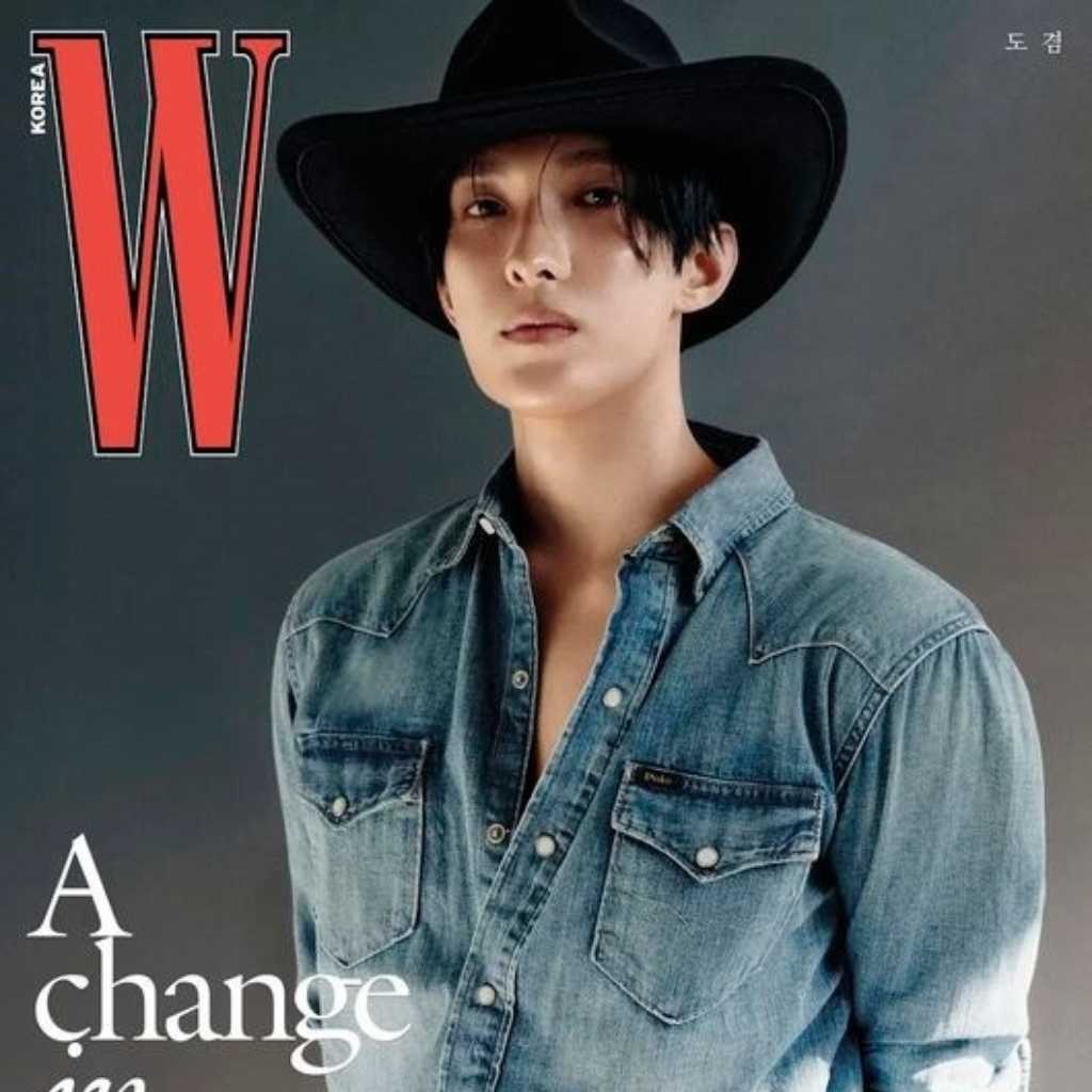 SEVENTEEN ドギョム、魅力的なウエスタンスタイルも!ソロでファッション誌「W KOREA」に登場