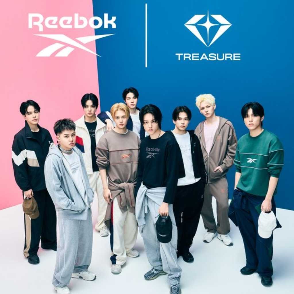 TREASURE「Reebok」秋ビジュアルが公開!着用アイテムをしまむら&ドン・キホーテなど全国で順次展開