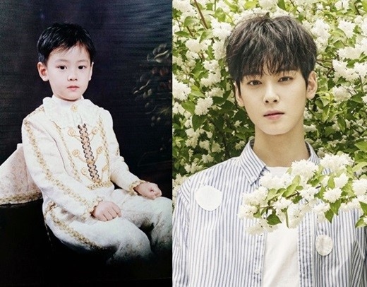 Astro チャウヌ 子供時代の写真を公開 王子様のようなオーラに 視線釘付け Kstyle