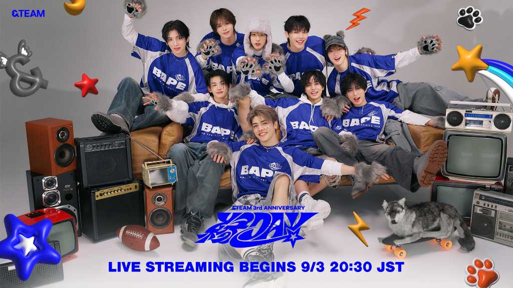 &TEAM celebrates its 3rd anniversary with a live stream of part of the event on September 3, 2025, via their official YouTube channel.