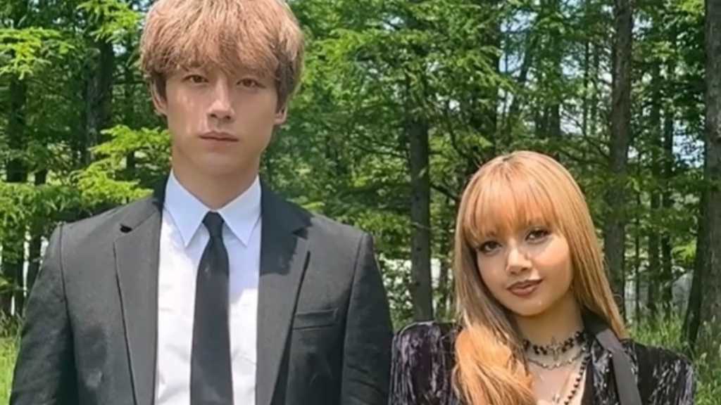 Lisa from BLACKPINK and Kentaro Sakaguchi's collaboration is trending, featuring a new TikTok video and a romantic short film.