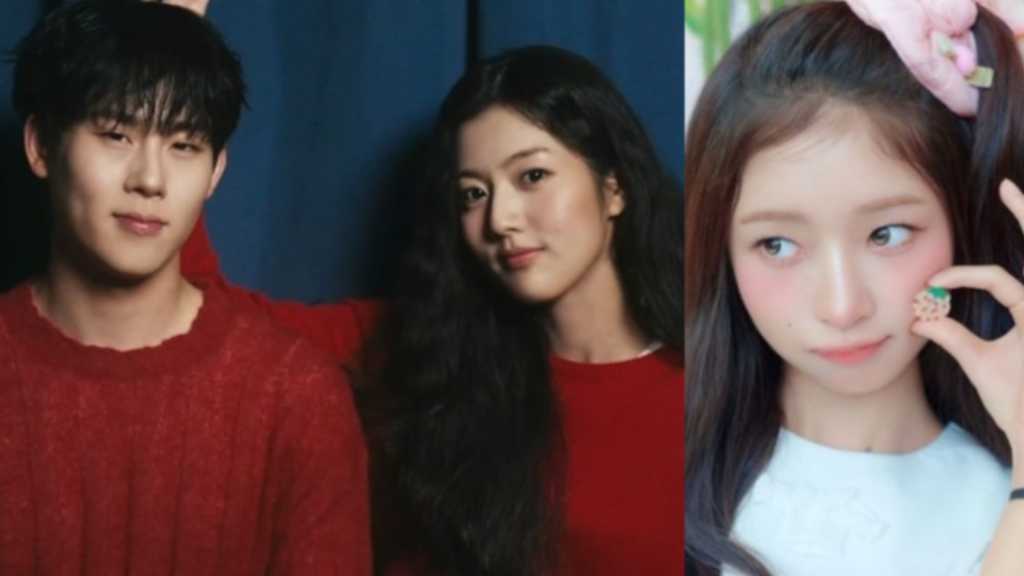 Rei from IVE and actress Shin Eun-soo support Joohoney's solo comeback with the song 'Push' featuring Rei, released on the 22nd.