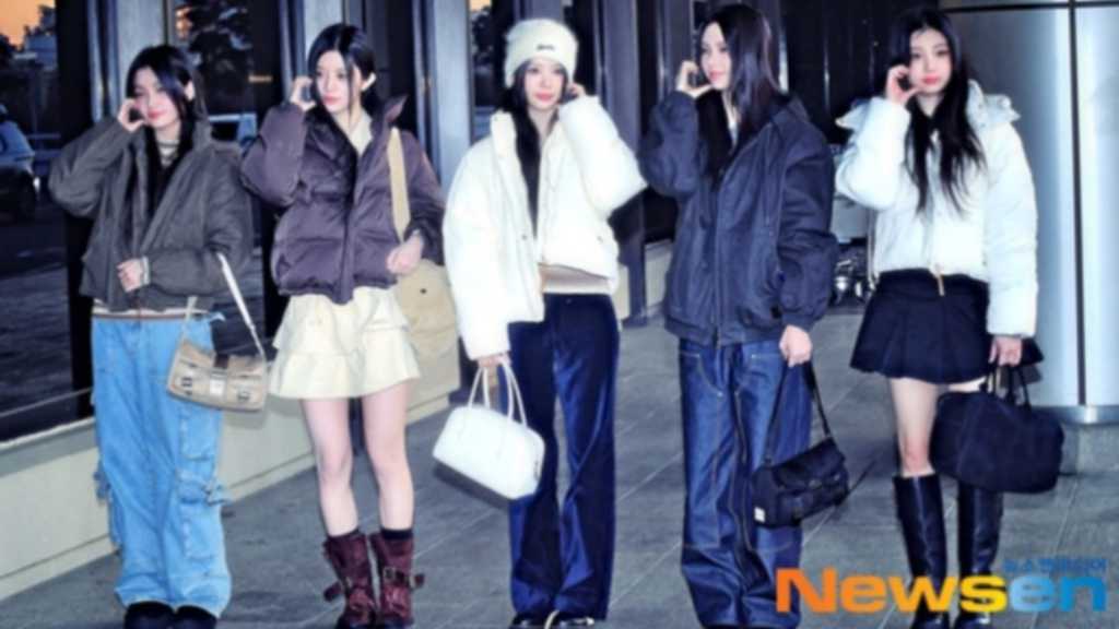 ILLIT left for Japan via Gimpo International Airport for the 2025 FNS Music Festival. They recently topped the charts after their comeback.