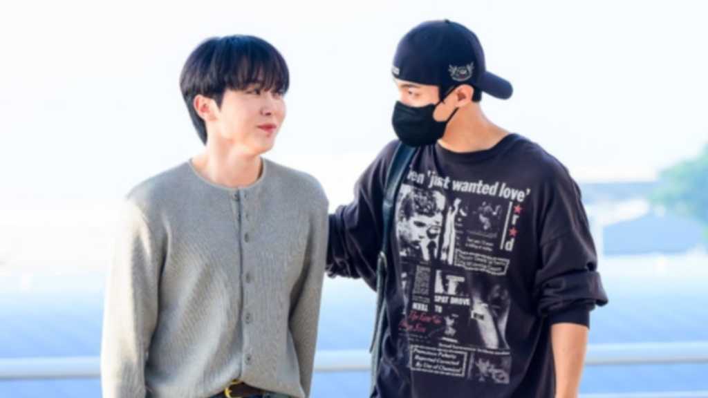 SEVENTEEN members Dino, DK, Seungkwan, and D8 flew to Hong Kong for their concert on the 27th and 28th at Kai Tak Stadium.