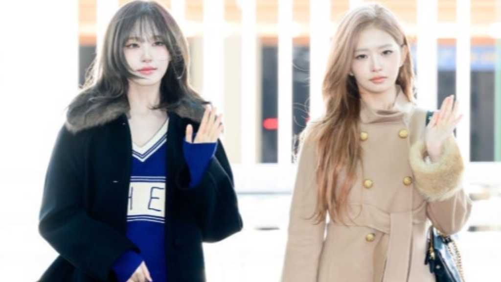 Rei and Liz from IVE departed for Paris Fashion Week. IVE will return with their 2nd full album 'REVIVE+' on February 23.