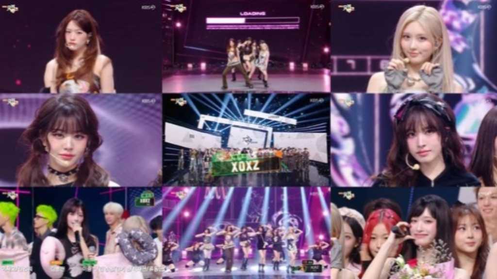IVE secures their 70th music show win with 'XOXZ' on KBS's Music Bank, thanking fans for their support and showcasing their unique style.
