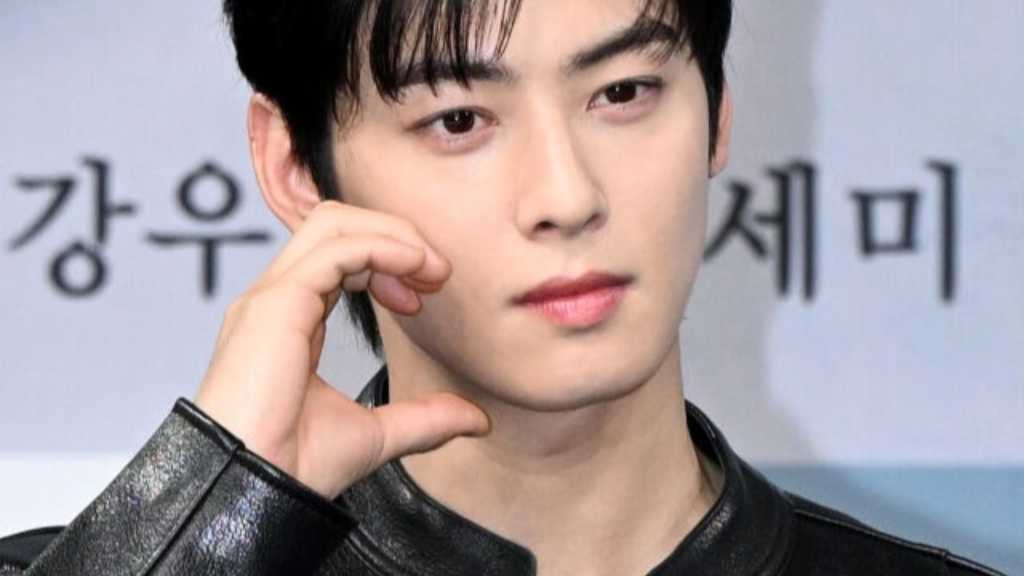 ASTRO's Cha Eun-woo was spotted in military uniform at an APEC event, impressing fans with his looks and style during service.