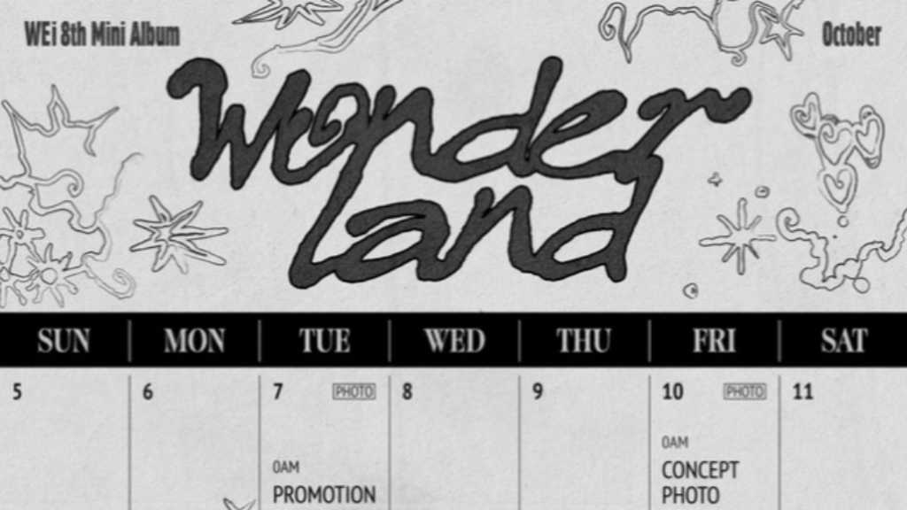 WEiが8thミニアルバム「Wonderland」のプロモーションプランを発表。多彩なティージングコンテンツを公開予定。