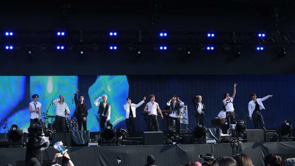 TREASURE made their debut at a-nation 2025, thrilling fans with hit songs and a surprise performance of their new track 'EVERYTHING'.