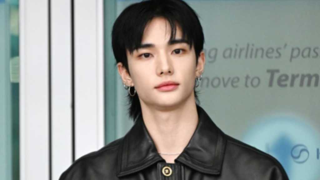 Stray Kids' Hyunjin departs for Milan to attend a Versace fashion show, showcasing his stylish visuals and collaborating with d4vd.