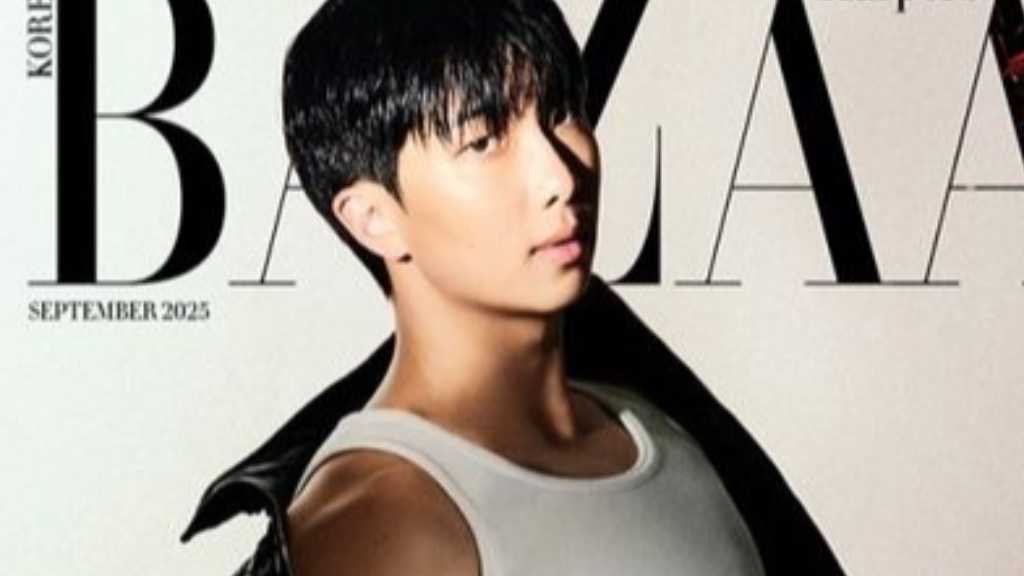 RMがファッション誌のカバー撮影で自信に満ちた姿を披露。公演や友人との時間が生きている実感を与えると語った。
