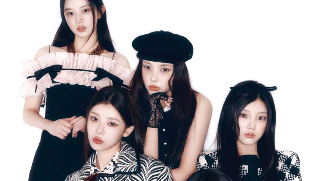 ILLIT showcases a romantic yet cool style in HIGHSNOBIETY JAPAN's holiday issue, featuring Valentino's collection and their rising influence.