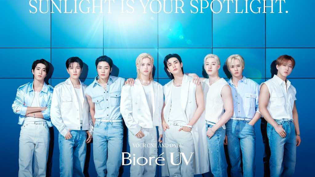 Stray KidsがビオレUVのグローバルキャンペーンに起用され、楽曲「Endless Sun」を制作。POP-UPイベントも開催。